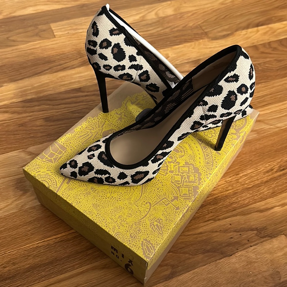 Leopard print heels